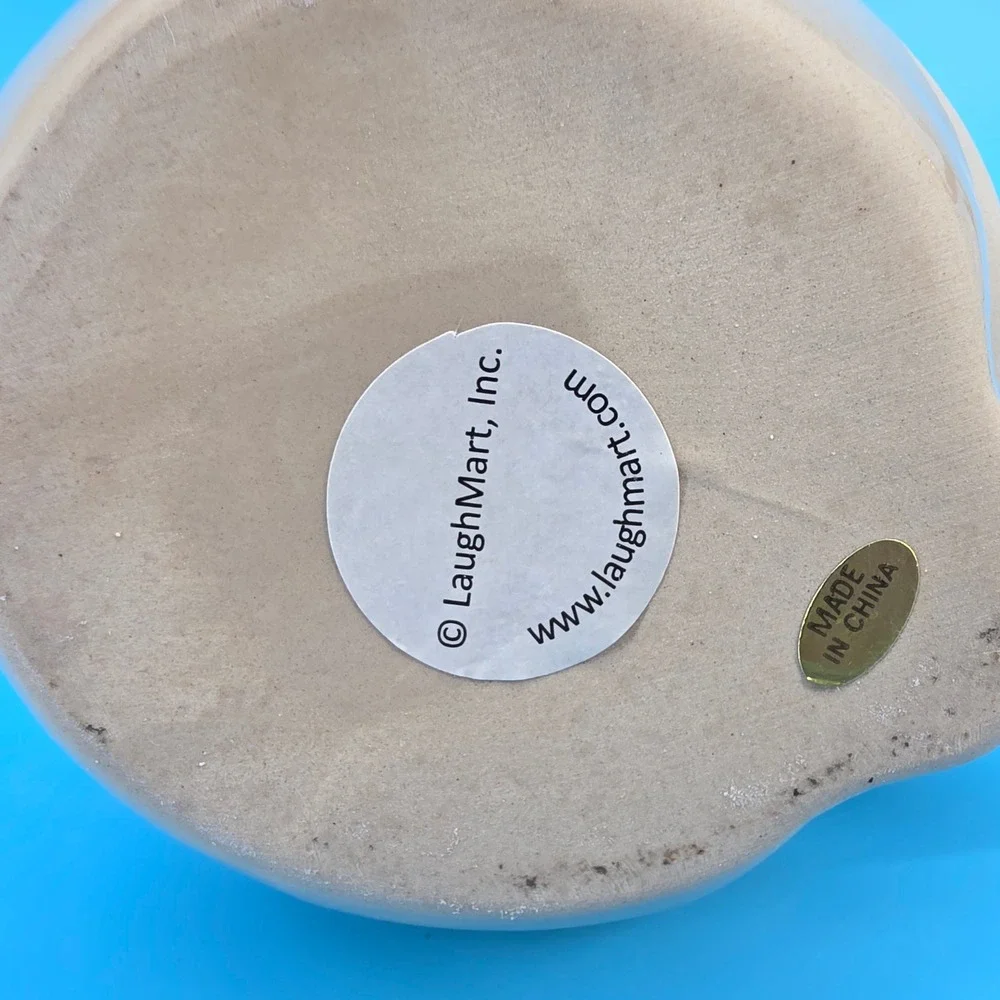 Mr Sniffles Egg Yolk Separator Its‎ Snot a Mug Ceramic Novelty Kitchen Tool Tan